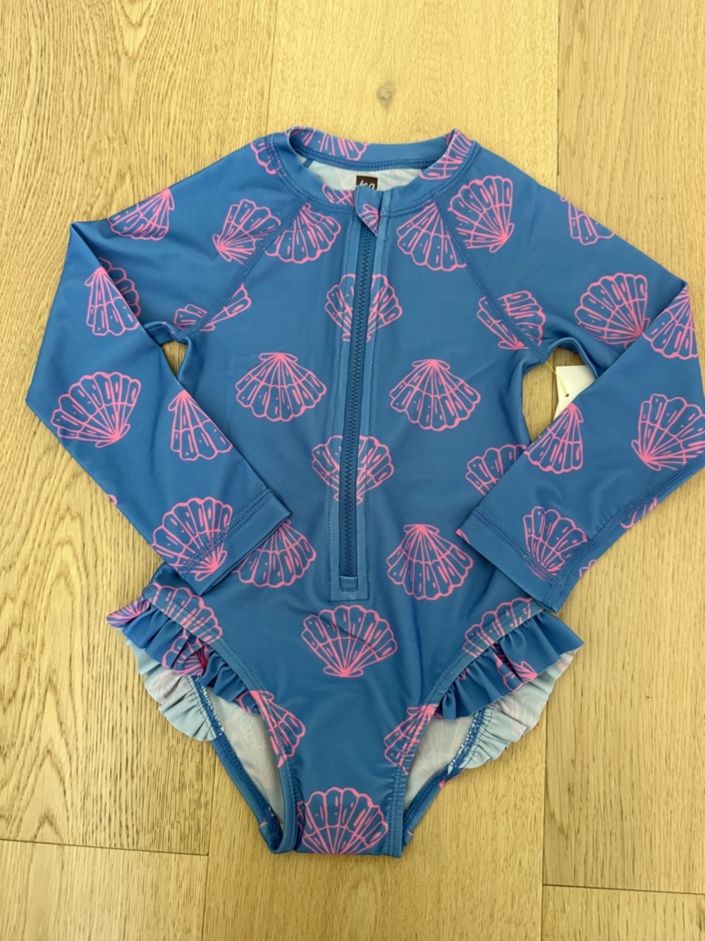 NWT Tea Collection Girls LS Bathing Suit